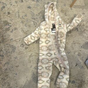 The north face fleece one piece winter suit